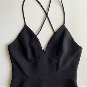 BCBGeneration | Black A-Line Strappy Dress | NWT